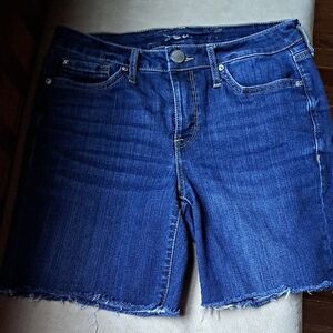 Seven7 Dark Blue Jean Shorts